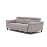 Sparta 3 Seater Recliner Sofa - 3 Str W/ 2 Power Recliner W/ 2 Ratchet Headrest Fabric - Power with Manual Headrest — KB-1291-UK Amigo Granite, gallery image 3