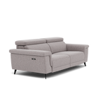 Sparta 3 Seater Recliner Sofa - 3 Str W/ 2 Power Recliner W/ 2 Ratchet Headrest Fabric - Power with Manual Headrest — KB-1291-UK Amigo Granite, gallery image 1