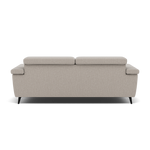Sparta 3 Seater Recliner Sofa - 3 Str W/ 2 Power Recliner W/ 2 Ratchet Headrest Fabric - Power with Manual Headrest — KB-1292-UK Amigo Dove, gallery image 2