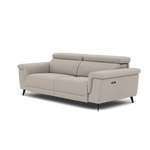 Sparta 3 Seater Recliner Sofa - 3 Str W/ 2 Power Recliner W/ 2 Ratchet Headrest Fabric - Power with Manual Headrest — KB-1292-UK Amigo Dove, gallery image 3