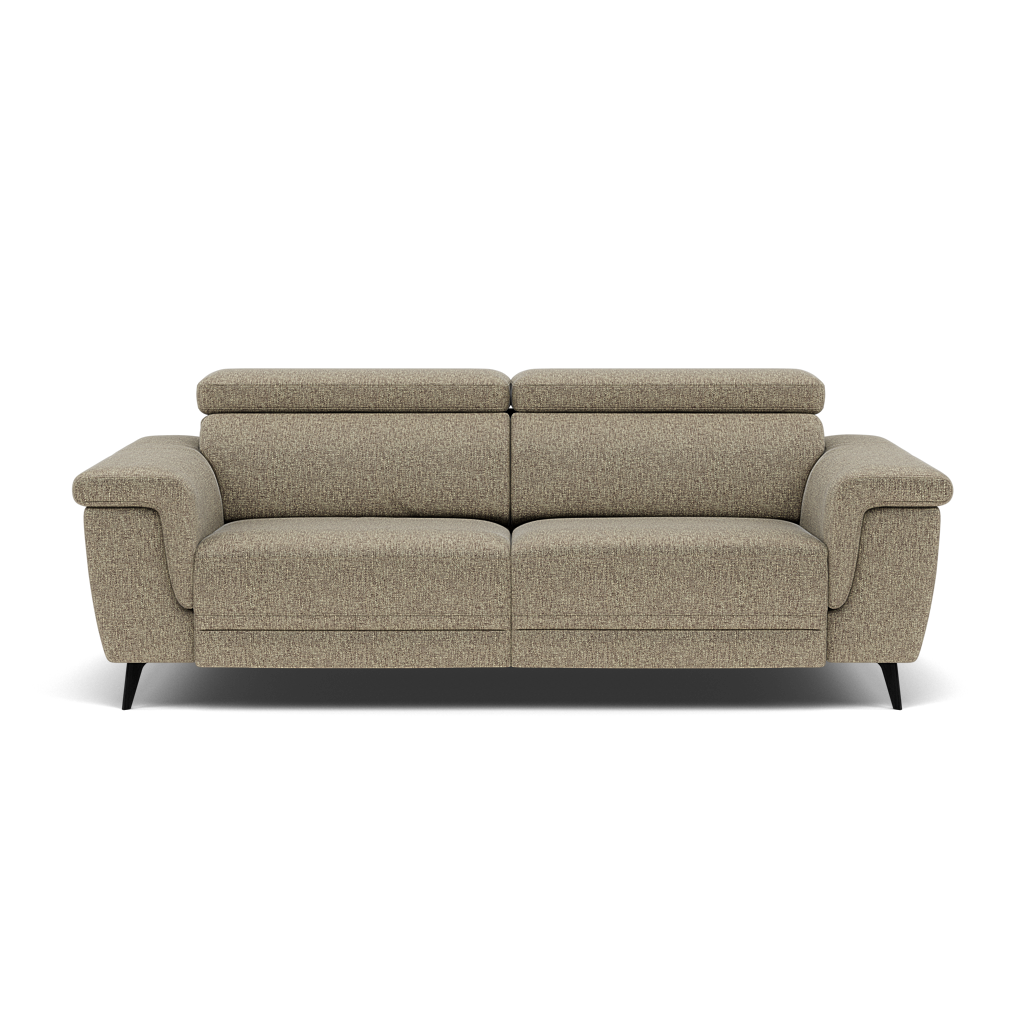 Sparta 3 Seater Recliner Sofa - 3 Str W/ 2 Power Recliner W/ 2 Ratchet Headrest Fabric - Power with Manual Headrest 3 Seater Sofas Sterling Home 18