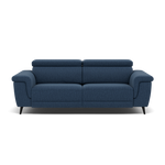 Sparta 3 Seater Recliner Sofa - 3 Str W/ 2 Power Recliner W/ 2 Ratchet Headrest Fabric - Power with Manual Headrest 3 Seater Sofas Sterling Home 9 KB-1290-UK Amigo Navy