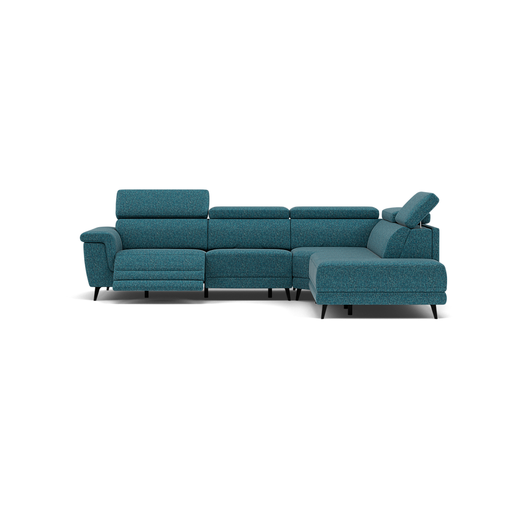 Sparta Corner Recliner Sofa - Combination 1 - Left Hand Facing Sofa Corner Group (One Motor) Fabric - Left Hand Facing - Power with Manual Headrest Corner Sofas Sterling Home 13