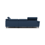 Sparta Corner Recliner Sofa - Combination 1 - Left Hand Facing Sofa Corner Group (One Motor) Fabric - Left Hand Facing - Power with Manual Headrest — KB-1290-UK Amigo Navy, gallery image 2