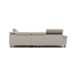 Sparta Corner Recliner Sofa - Combination 1 - Left Hand Facing Sofa Corner Group (One Motor) Fabric - Left Hand Facing - Power with Manual Headrest — KB-1292-UK Amigo Dove, gallery image 2