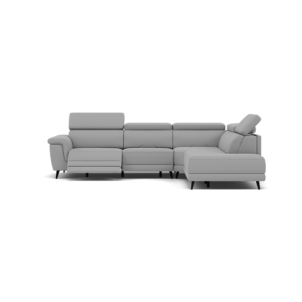 Sparta Corner Recliner Sofa - Combination 1 - Left Hand Facing Sofa Corner Group (One Motor) Fabric - Left Hand Facing - Power with Manual Headrest Corner Sofas Sterling Home 19