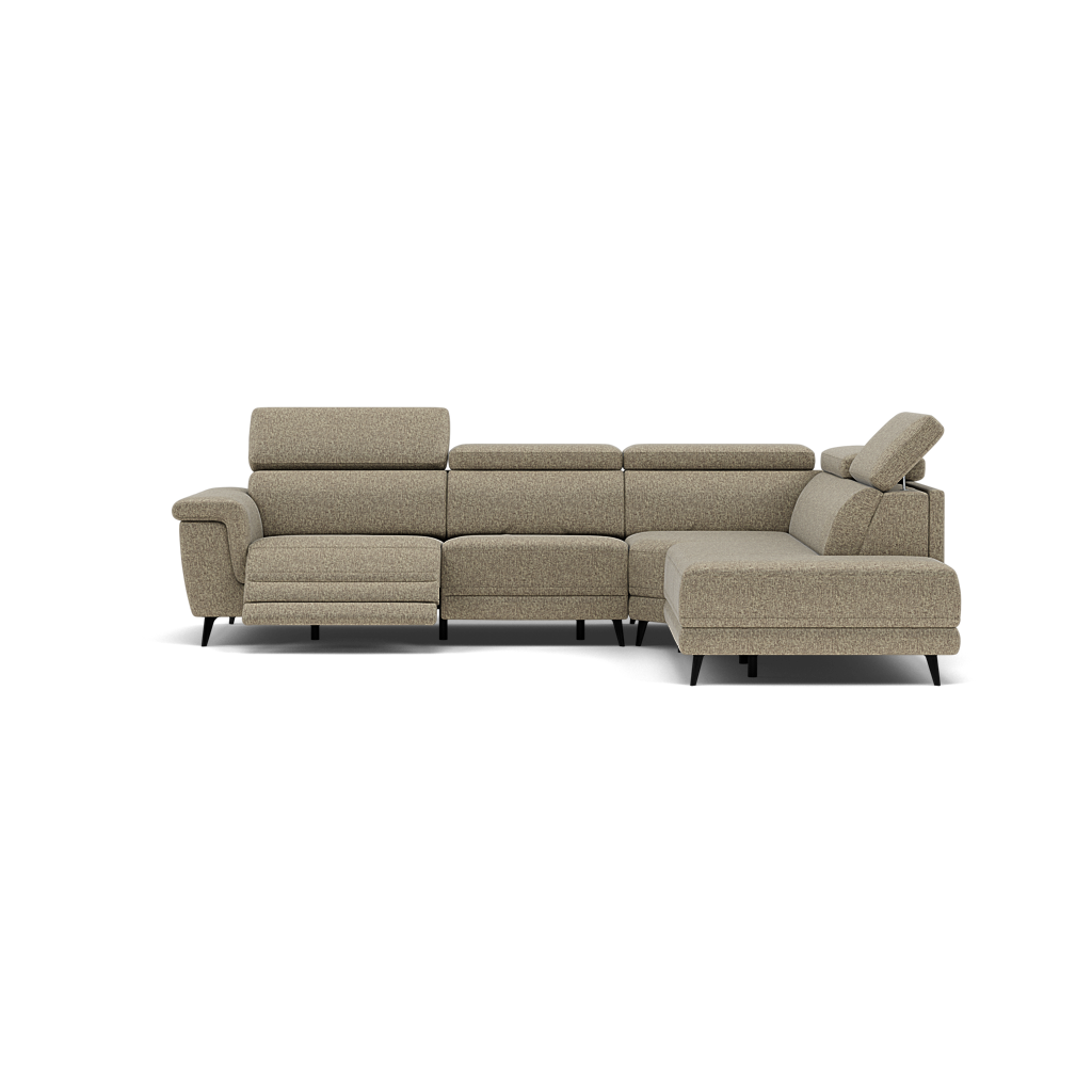 Sparta Corner Recliner Sofa - Combination 1 - Left Hand Facing Sofa Corner Group (One Motor) Fabric - Left Hand Facing - Power with Manual Headrest Corner Sofas Sterling Home 17