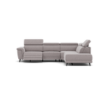Sparta Corner Recliner Sofa - Combination 1 - Left Hand Facing Sofa Corner Group (One Motor) Fabric - Left Hand Facing - Power with Manual Headrest Corner Sofas Sterling Home 9 KB-1291-UK Amigo Granite