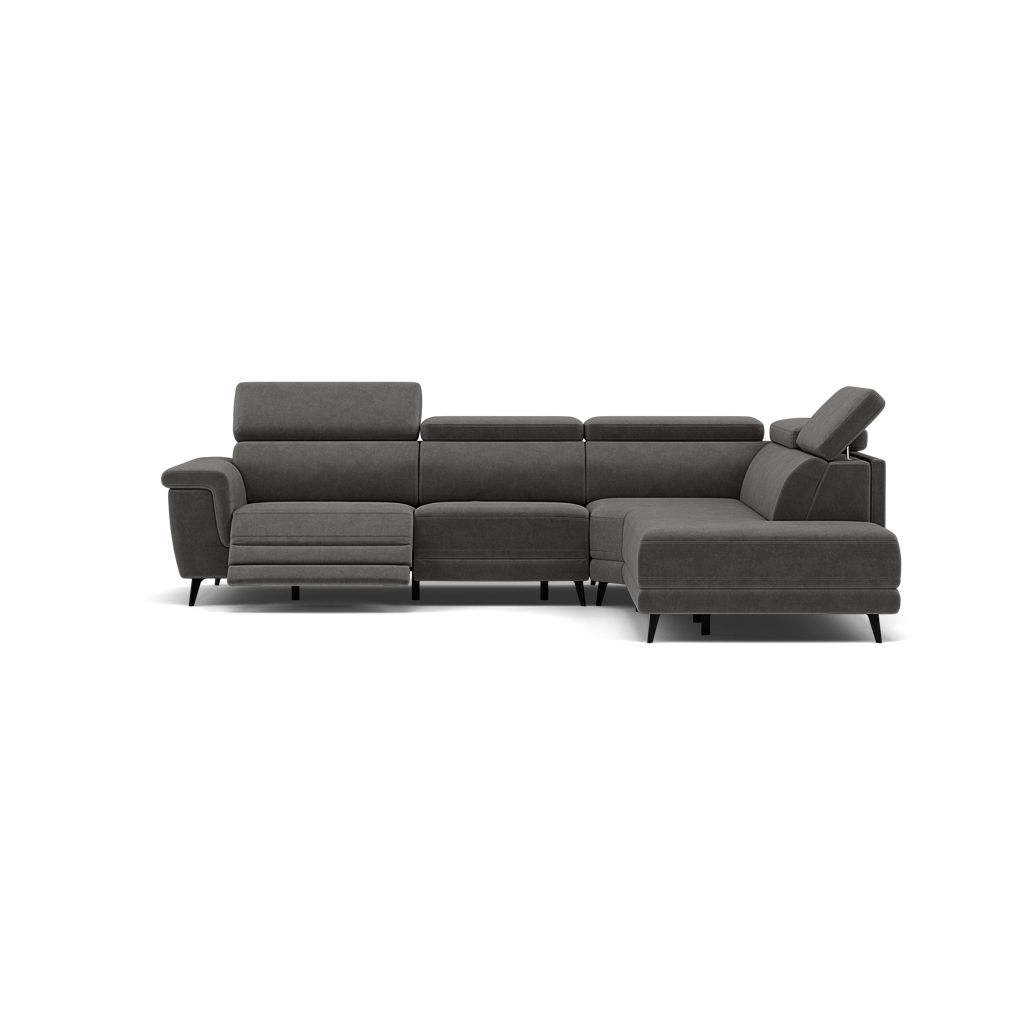 Sparta Corner Recliner Sofa - Combination 1 - Left Hand Facing Sofa Corner Group (One Motor) Fabric - Left Hand Facing - Power with Manual Headrest Corner Sofas Sterling Home 15