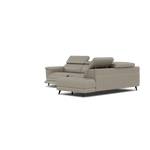 Sparta Corner Recliner Sofa - Combination 2 - Right Hand Facing Sofa Corner Group (One Motor) Cat M/S - Right Hand Facing - Power with Manual Headrest — M5653 Melbourne Light Grey, gallery image 3