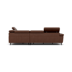Sparta Corner Recliner Sofa - Combination 4 - Right Hand Facing Sofa Corner Group (Two Motors) Cat M/S - Right Hand Facing - Power with Power Headrest & USB — M1595 Monaco Coffee, gallery image 2