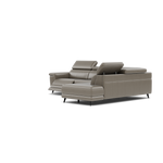 Sparta Corner Recliner Sofa - Combination 4 - Right Hand Facing Sofa Corner Group (Two Motors) Cat NL/O/S - Right Hand Facing - Power with Power Headrest & USB — NL5102 New York Cement, gallery image 3