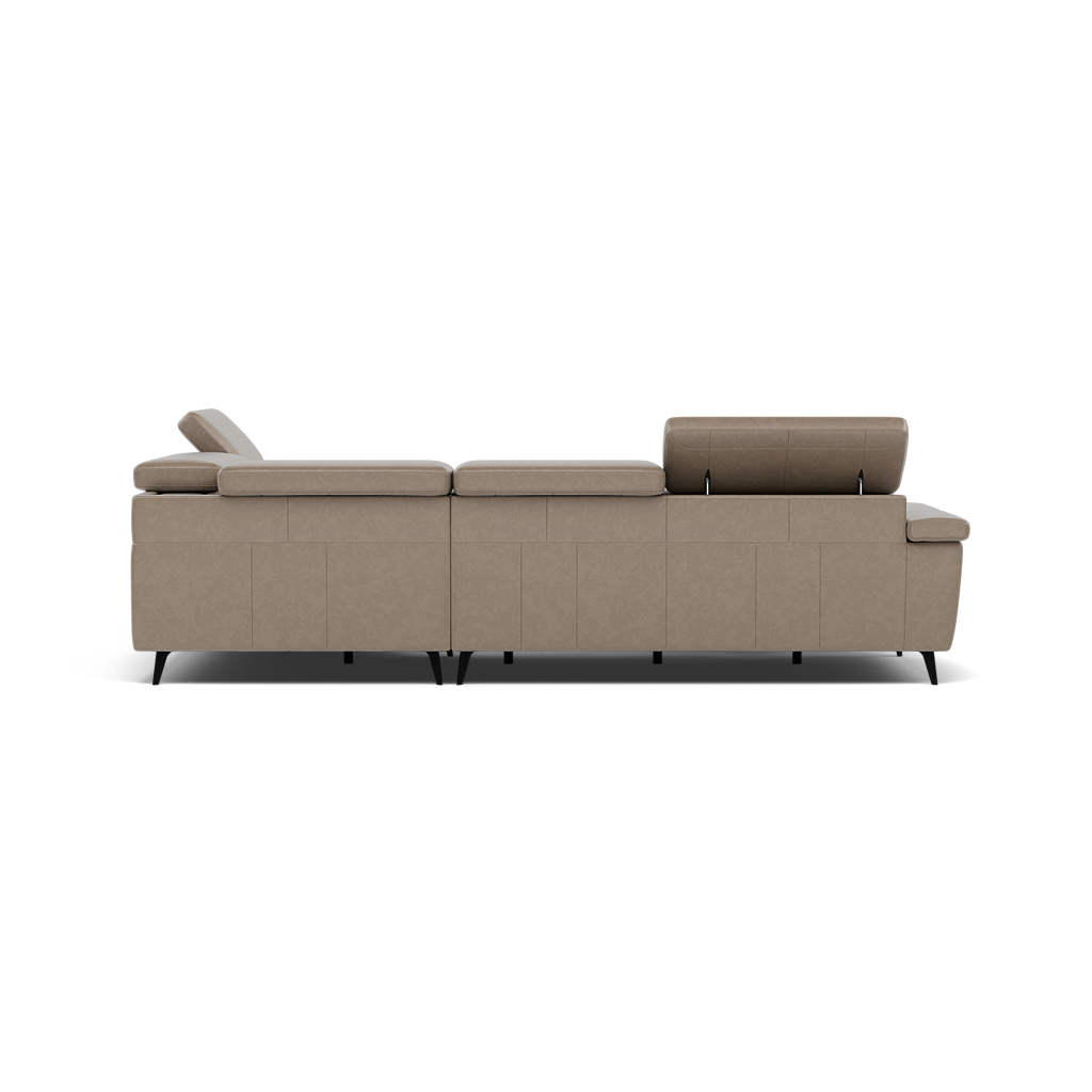Sparta Corner Recliner Sofa - Combination 4 - Right Hand Facing Sofa Corner Group (Two Motors) Cat NL/O/S - Right Hand Facing - Power with Power Headrest & USB — O7023 Oslo Elephant Grey, gallery image 2