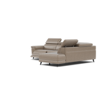 Sparta Corner Recliner Sofa - Combination 4 - Right Hand Facing Sofa Corner Group (Two Motors) Cat NL/O/S - Right Hand Facing - Power with Power Headrest & USB — O7023 Oslo Elephant Grey, gallery image 3