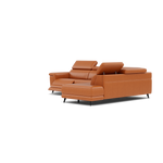 Sparta Corner Recliner Sofa - Combination 4 - Right Hand Facing Sofa Corner Group (Two Motors) Cat NL/O/S - Right Hand Facing - Power with Power Headrest & USB — O7303 Orlando Meerkat, gallery image 3