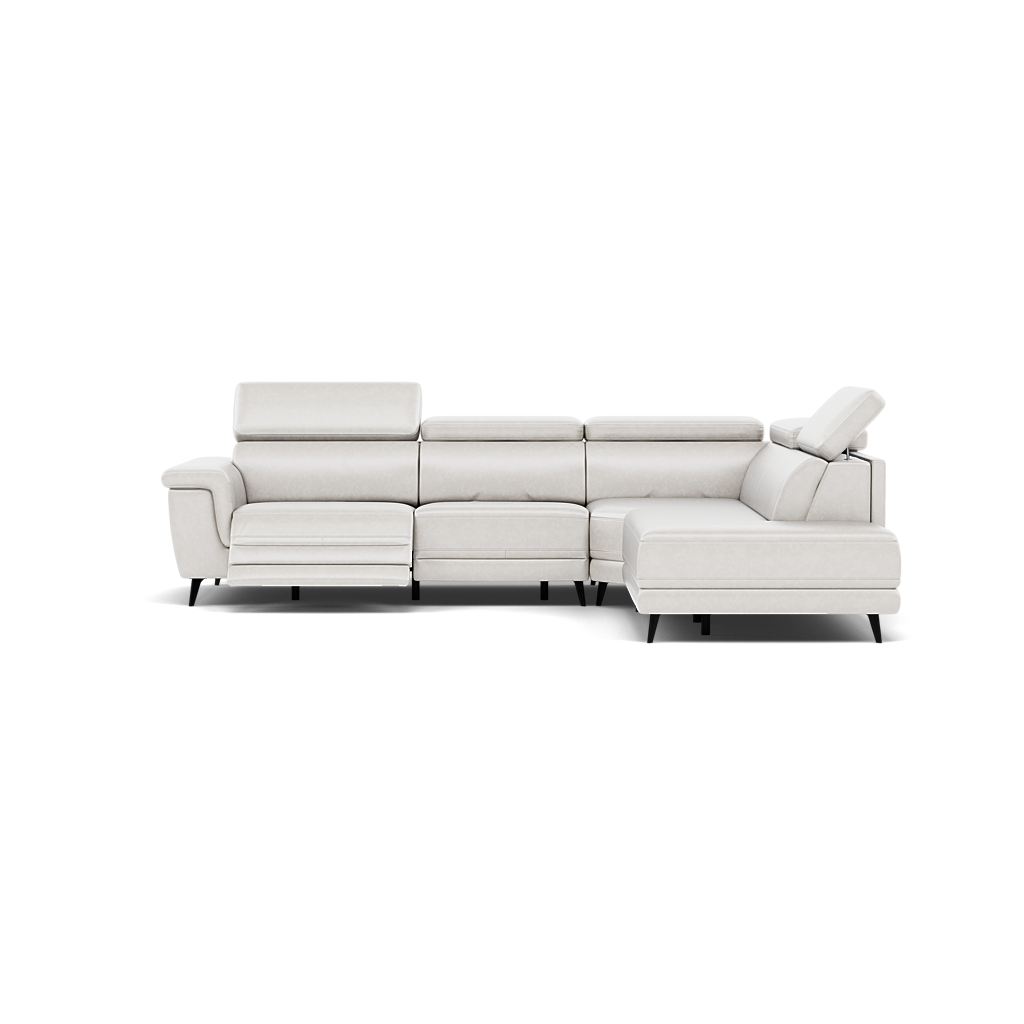 Sparta Corner Recliner Sofa - Combination 4 - Right Hand Facing Sofa Corner Group (Two Motors) Cat NL/O/S - Right Hand Facing - Power with Power Headrest & USB Corner Sofas Sterling Home 11 O7304 Orlando Quiet Grey