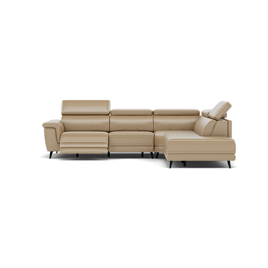 Sparta Corner Recliner Sofa - Combination 4 - Right Hand Facing Sofa Corner Group (Two Motors) Cat NL/O/S - Right Hand Facing - Power with Power Headrest & USB Corner Sofas Sterling Home 5 NL5103 New York Sand