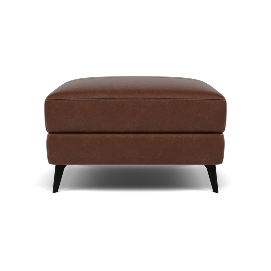 Sparta Footstool - Ottoman Cat M/S Sterling Home M1595 Monaco Coffee 1