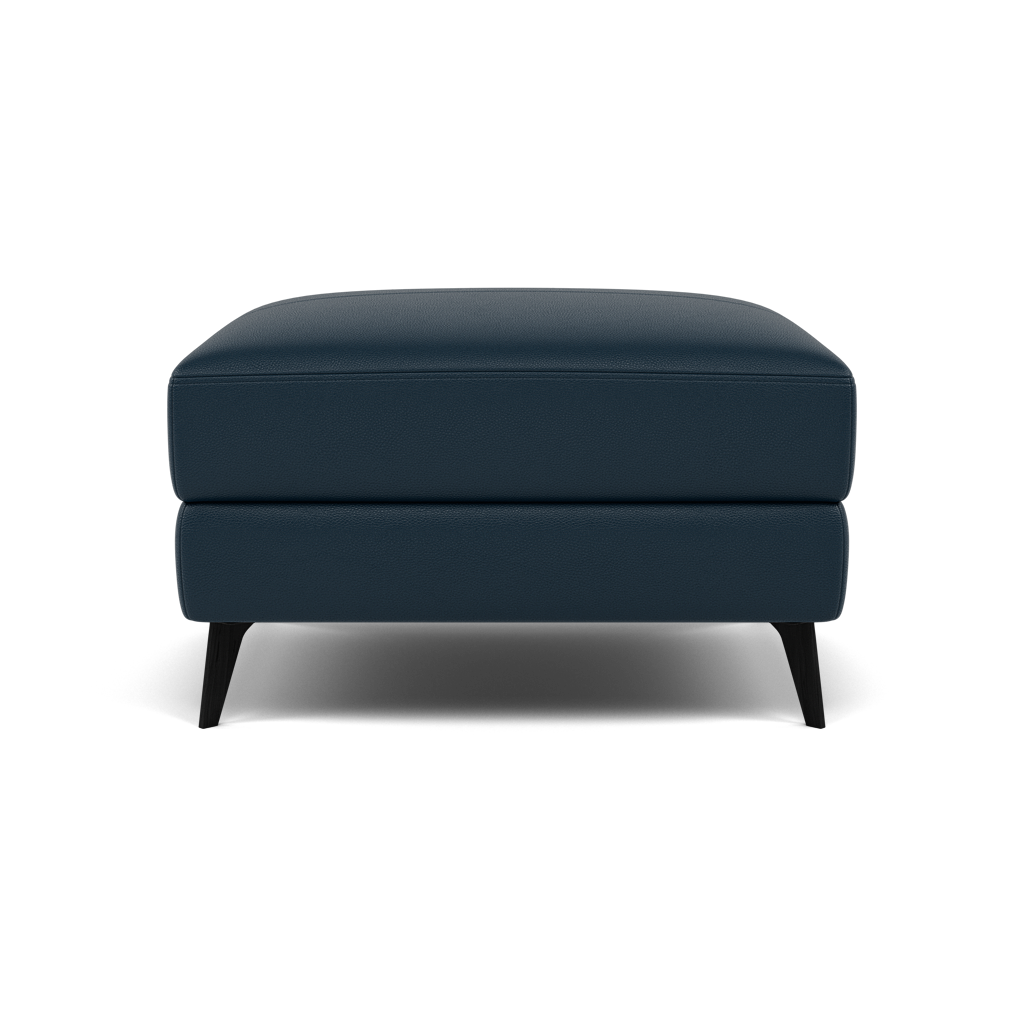 Sparta Footstool - Ottoman Cat M/S Footstools Sterling Home 7 M5661 Melbourne Navy Blue