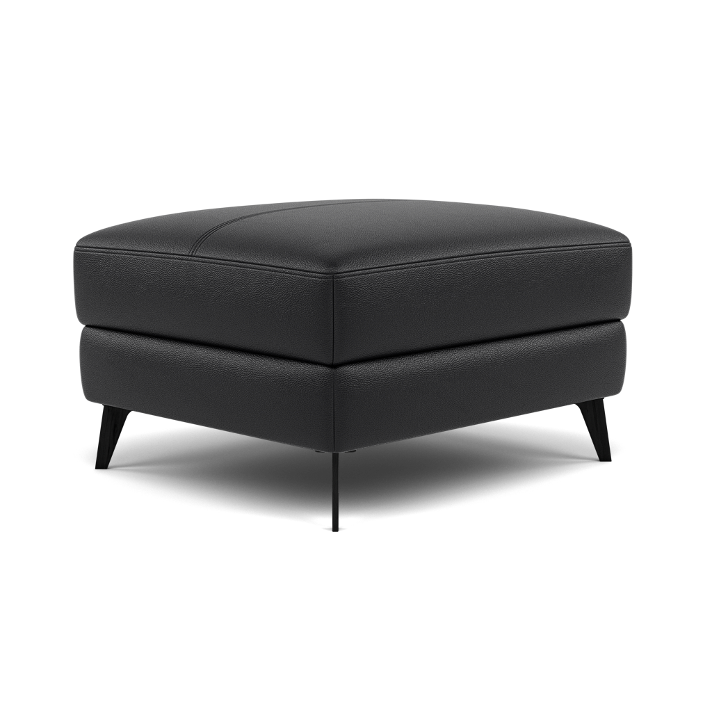 Sparta Footstool - Ottoman Cat M/S — M5657 Melbourne Black, gallery image 3