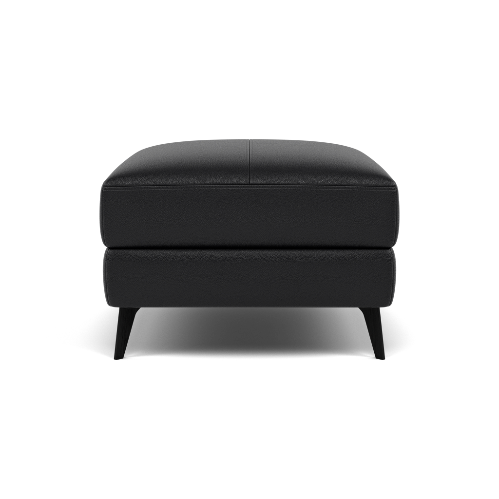 Sparta Footstool - Ottoman Cat M/S — M5657 Melbourne Black, gallery image 2