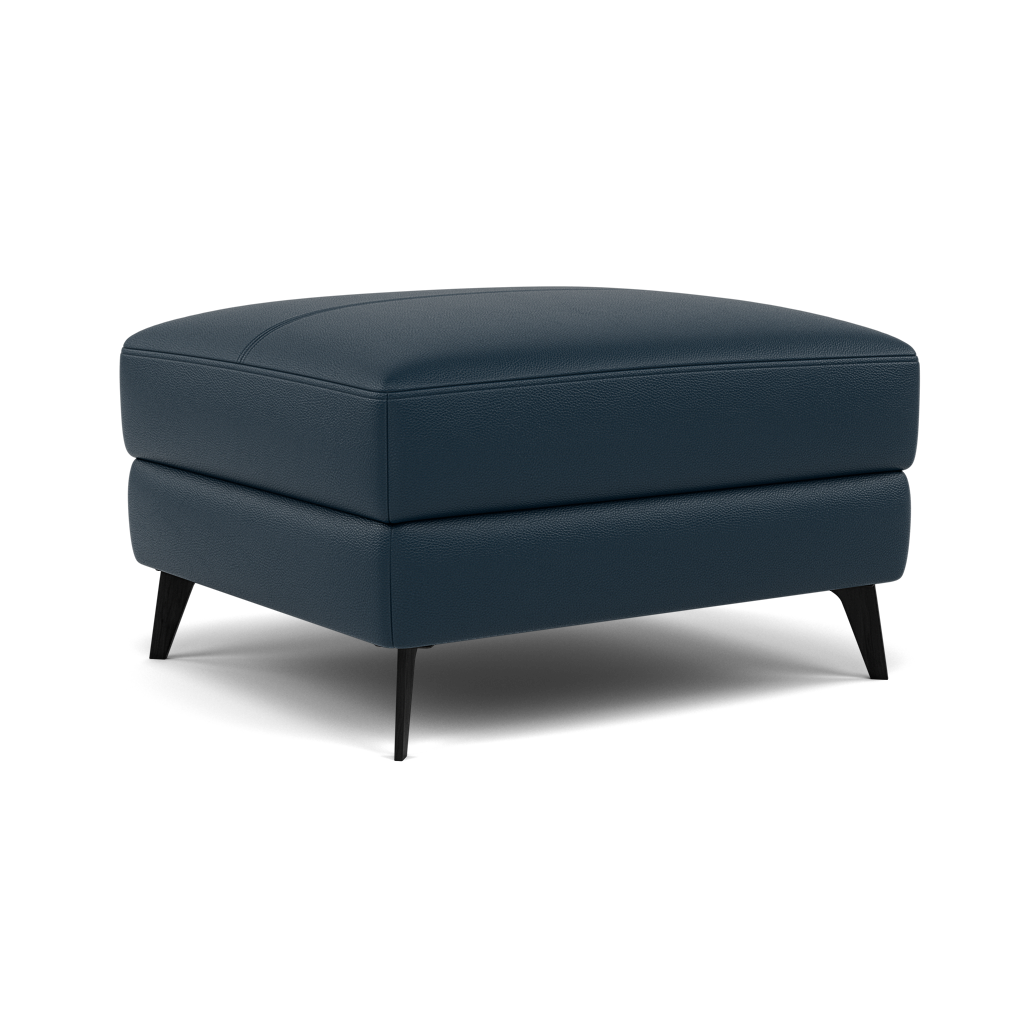 Sparta Footstool - Ottoman Cat M/S — M5661 Melbourne Navy Blue, gallery image 1