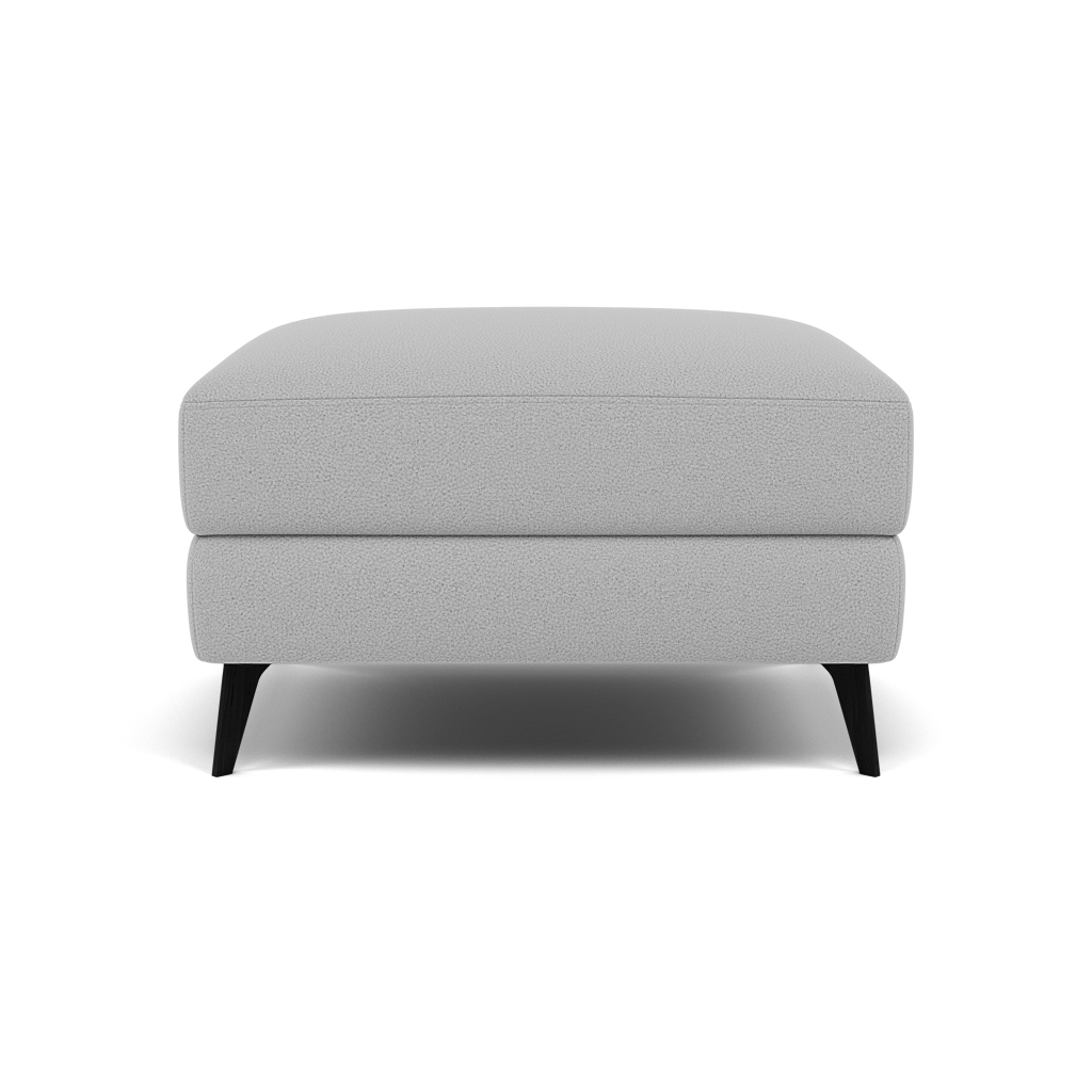 Sparta Footstool - Ottoman Fabric Footstools Sterling Home 6 CU9102-5-UK Oxford Silver
