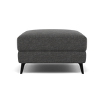 Sparta Footstool - Ottoman Fabric Footstools Sterling Home 3 KB-1281-UK Darwin Charcoal
