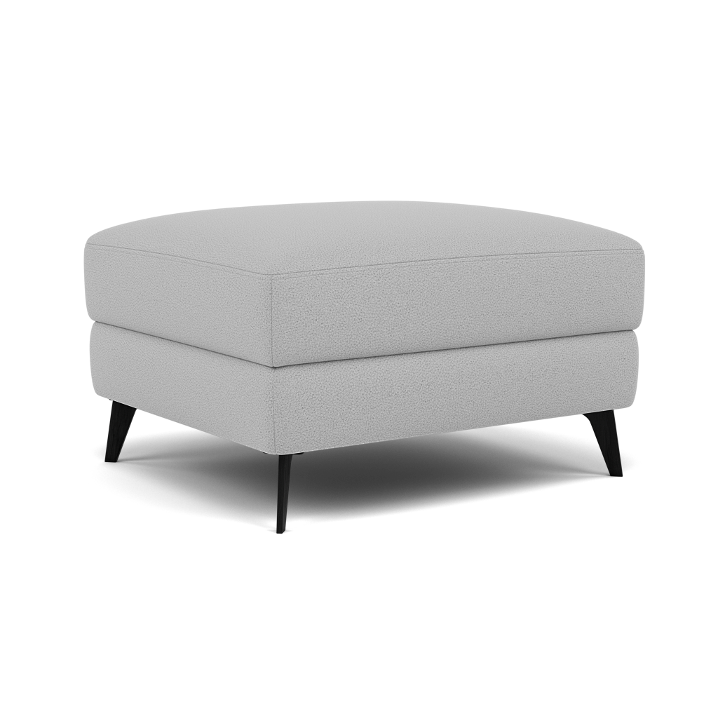 Sparta Footstool - Ottoman Fabric — CU9102-5-UK Oxford Silver, gallery image 1