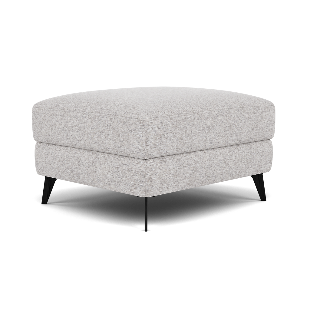 Sparta Footstool - Ottoman Fabric — KB-1280-UK Darwin Silver, gallery image 3