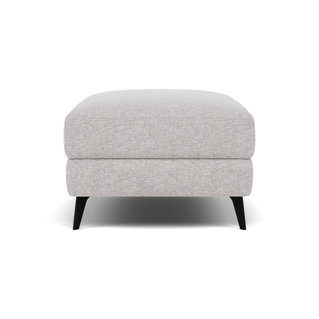 Sparta Footstool - Ottoman Fabric — KB-1280-UK Darwin Silver, gallery image 2