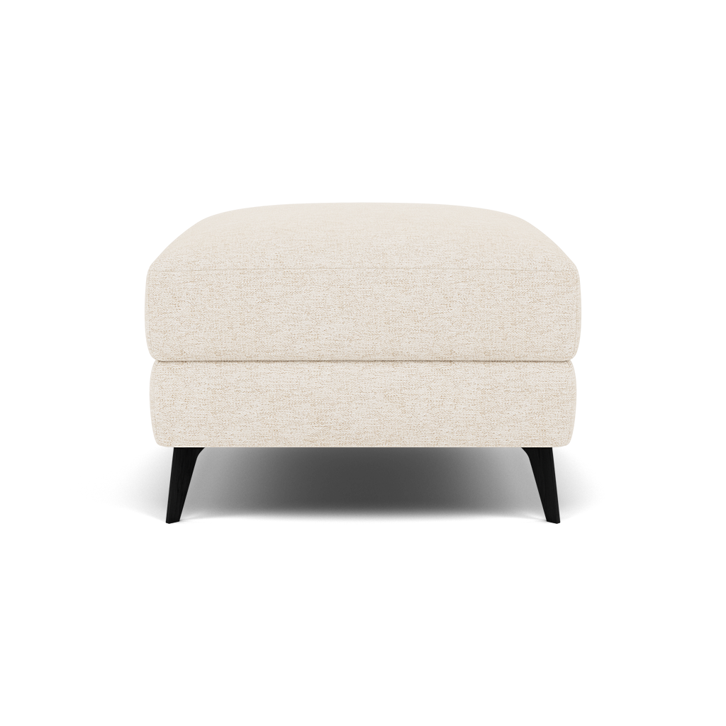 Sparta Footstool - Ottoman Fabric — KB-1285-UK Darwin Ivory, gallery image 2