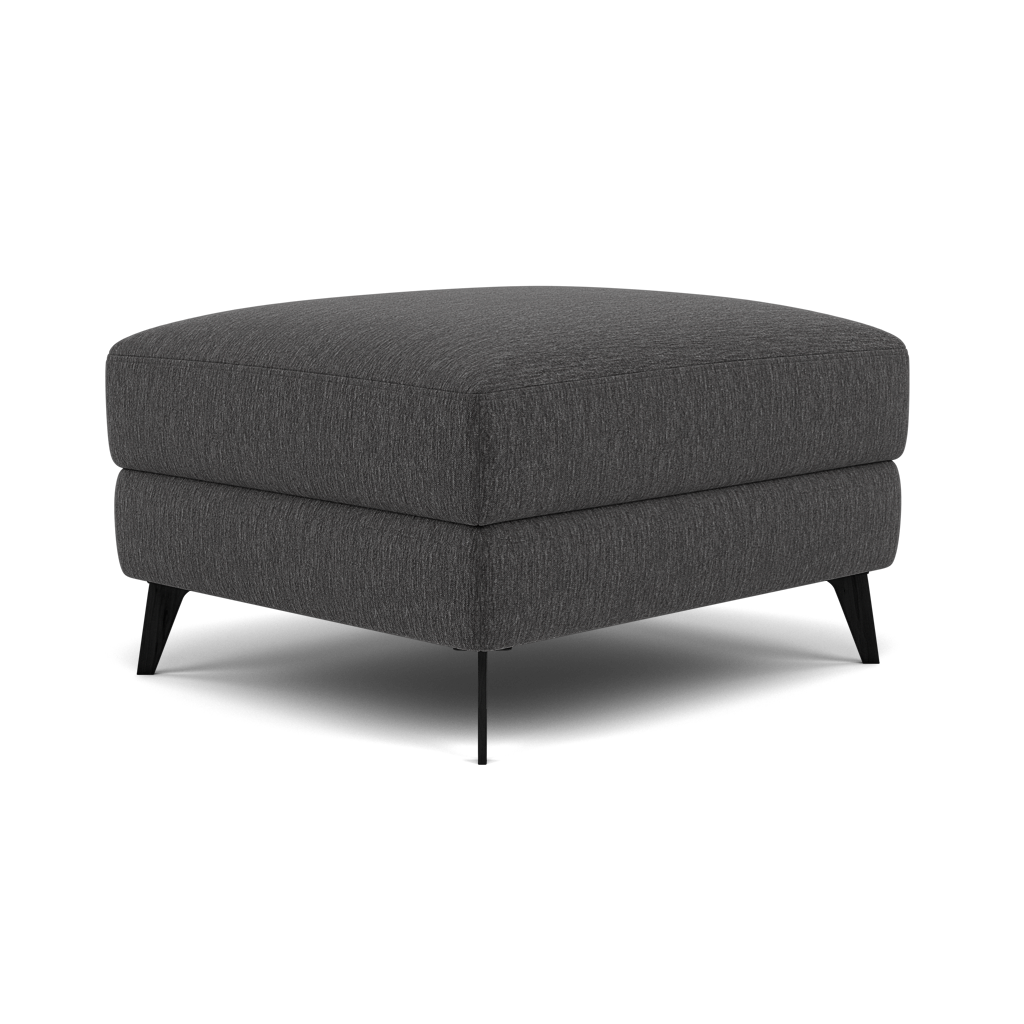 Sparta Footstool - Ottoman Fabric — KB-1295-UK Amigo Coal, gallery image 3