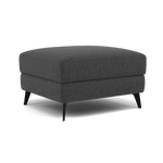 Sparta Footstool - Ottoman Fabric — KB-1295-UK Amigo Coal, gallery image 1