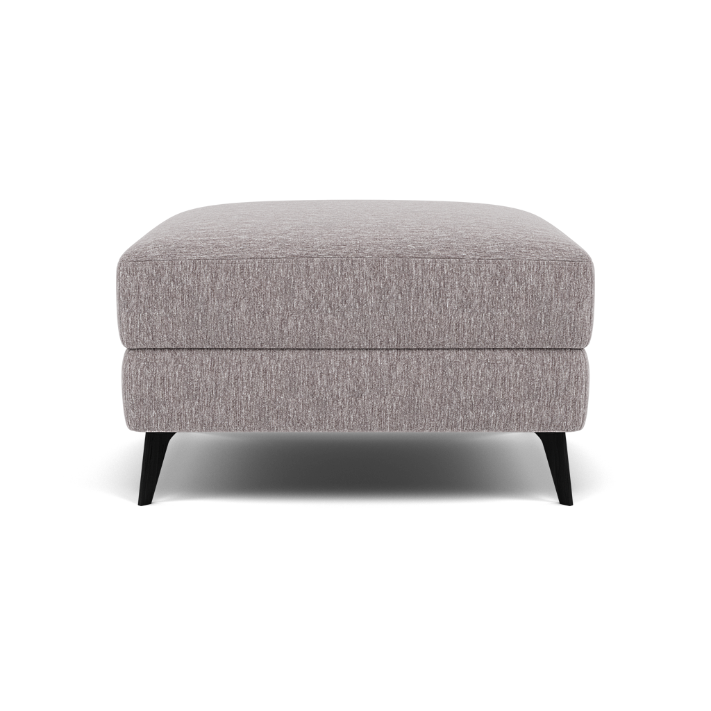 Sparta Footstool - Ottoman Fabric Footstools Sterling Home 9 KB-1291-UK Amigo Granite
