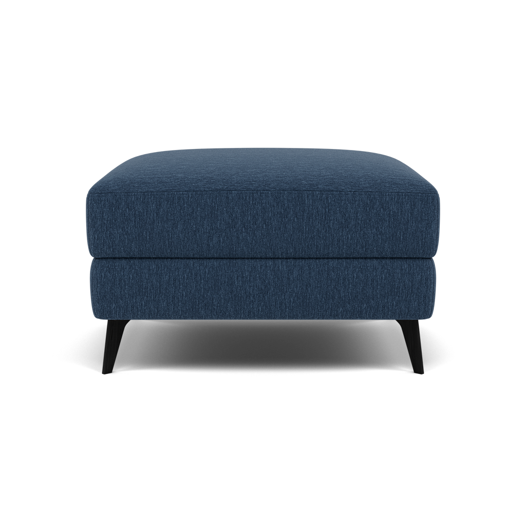 Sparta Footstool - Ottoman Fabric Footstools Sterling Home 8 KB-1290-UK Amigo Navy