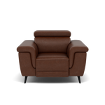 Sparta Recliner Armchair - Chair W/ Power Recliner W/ Power Headrest Cat M/S - Power with Power Headrest & USB Sterling Home 1 M1595 Monaco Coffee