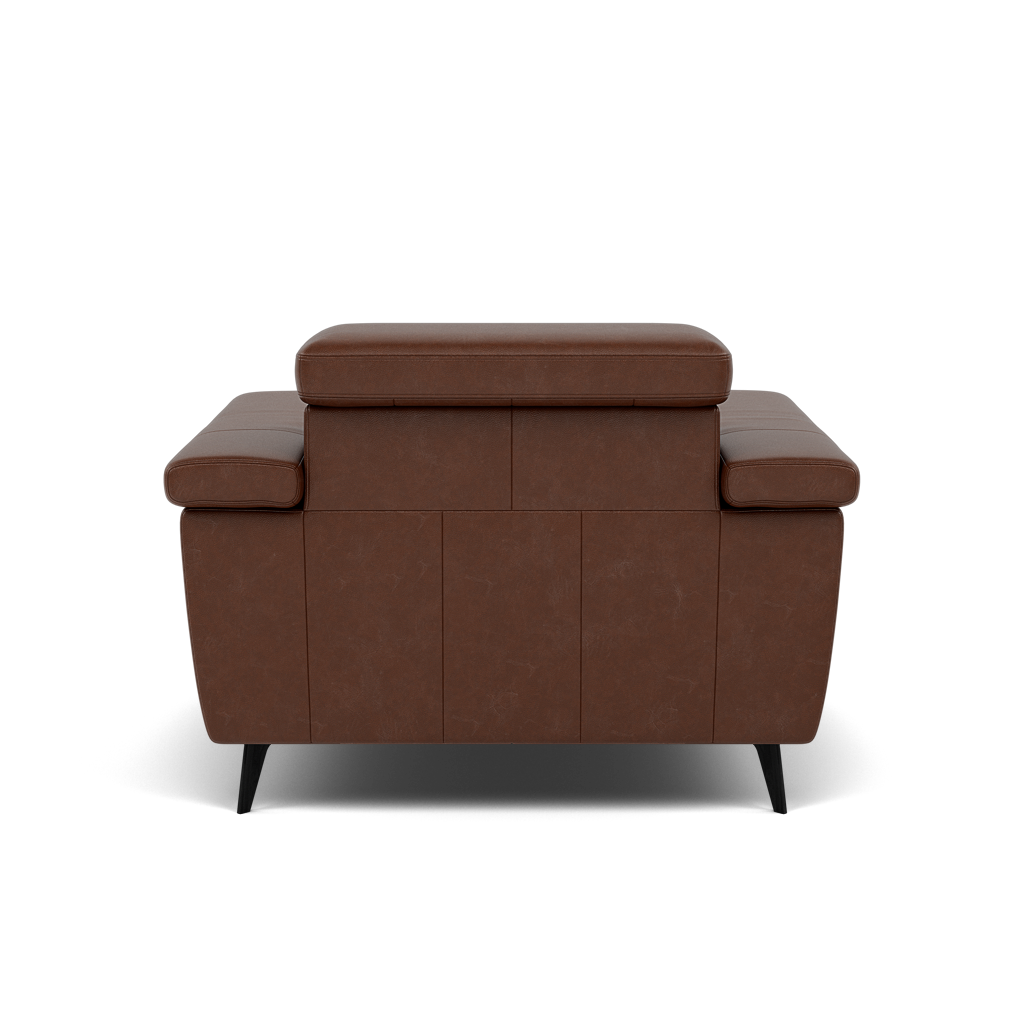 Sparta Recliner Armchair - Chair W/ Power Recliner W/ Power Headrest Cat M/S - Power with Power Headrest & USB — M1595 Monaco Coffee, gallery image 2