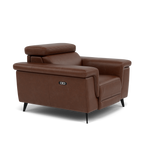 Sparta Recliner Armchair - Chair W/ Power Recliner W/ Power Headrest Cat M/S - Power with Power Headrest & USB — M1595 Monaco Coffee, gallery image 1