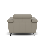 Sparta Recliner Armchair - Chair W/ Power Recliner W/ Power Headrest Cat M/S - Power with Power Headrest & USB — M5653 Melbourne Light Grey, gallery image 2