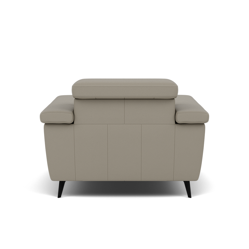Sparta Recliner Armchair - Chair W/ Power Recliner W/ Power Headrest Cat M/S - Power with Power Headrest & USB — M5653 Melbourne Light Grey, gallery image 2