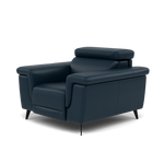 Sparta Recliner Armchair - Chair W/ Power Recliner W/ Power Headrest Cat M/S - Power with Power Headrest & USB — M5661 Melbourne Navy Blue, gallery image 3