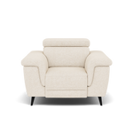 Sparta Recliner Armchair - Chair W/ Power Recliner W/ Power Headrest Fabric - Power with Power Headrest & USB Sterling Home 4 KB-1285-UK Darwin Ivory
