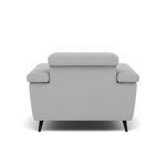 Sparta Recliner Armchair - Chair W/ Power Recliner W/ Power Headrest Fabric - Power with Power Headrest & USB — CU9102-5-UK Oxford Silver, gallery image 2