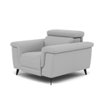 Sparta Recliner Armchair - Chair W/ Power Recliner W/ Power Headrest Fabric - Power with Power Headrest & USB — CU9102-5-UK Oxford Silver, gallery image 3