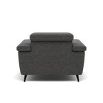 Sparta Recliner Armchair - Chair W/ Power Recliner W/ Power Headrest Fabric - Power with Power Headrest & USB — KB-1281-UK Darwin Charcoal, gallery image 2