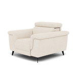 Sparta Recliner Armchair - Chair W/ Power Recliner W/ Power Headrest Fabric - Power with Power Headrest & USB — KB-1285-UK Darwin Ivory, gallery image 3