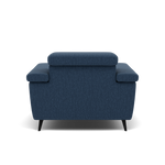 Sparta Recliner Armchair - Chair W/ Power Recliner W/ Power Headrest Fabric - Power with Power Headrest & USB — KB-1290-UK Amigo Navy, gallery image 2