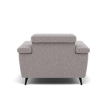 Sparta Recliner Armchair - Chair W/ Power Recliner W/ Power Headrest Fabric - Power with Power Headrest & USB — KB-1291-UK Amigo Granite, gallery image 2