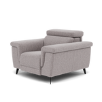 Sparta Recliner Armchair - Chair W/ Power Recliner W/ Power Headrest Fabric - Power with Power Headrest & USB — KB-1291-UK Amigo Granite, gallery image 3
